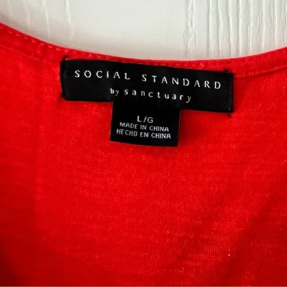 Social Standard by Sanctuary Bold Red Dress - Picture 7 of 9